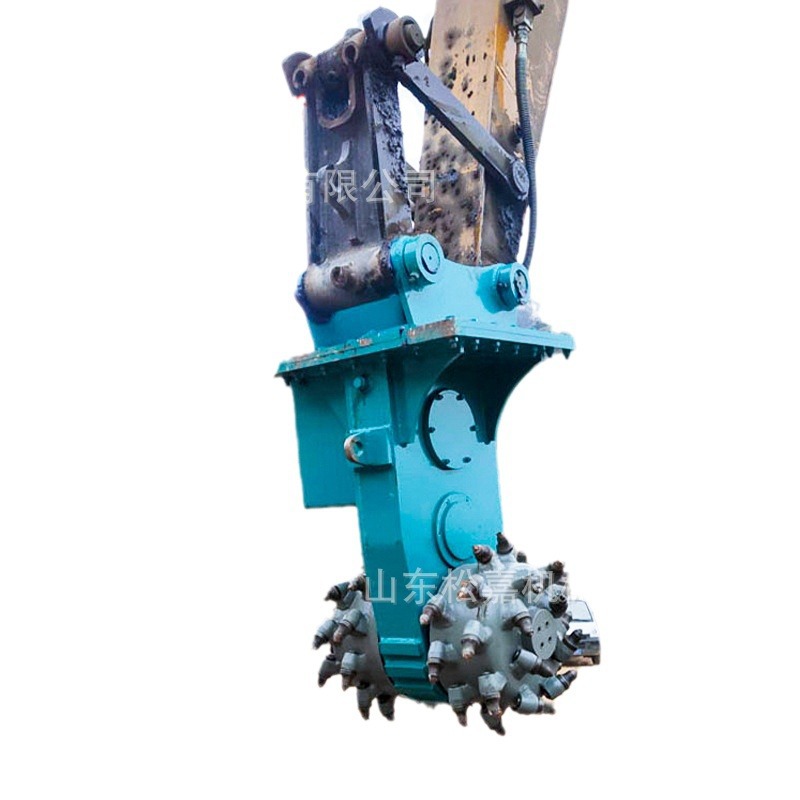 Material duro de construcción de mina excavadora de fresado de cabeza de excavadora de fresado de roca perforación equipo de excavadora de fresado de pavimento