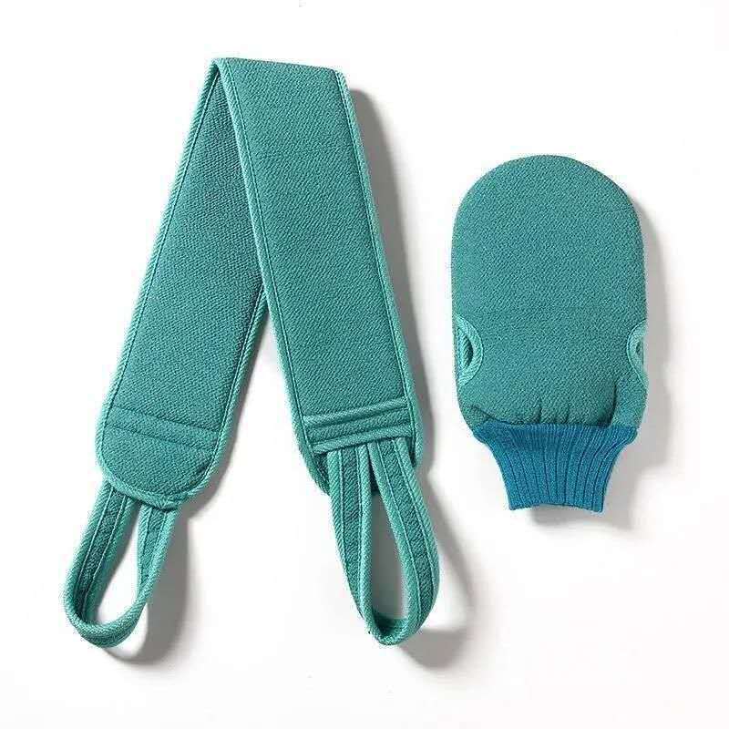 Doble cara tira de espalda toallas de espalda de toallas de espalda de toallas de baño de arena gruesa set de bola de flores de baño de toallas de toallas de baño de toallas de toallas de