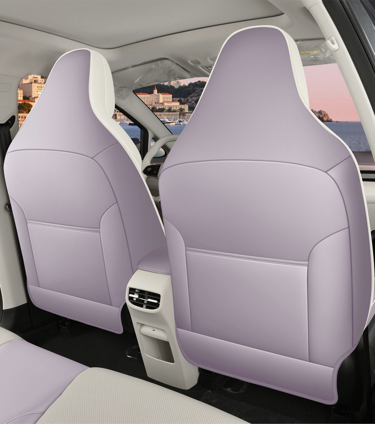 Suitable for 2026 Mg4 Car Seat Covers, Cartoon Leather Perforated Breathable Full Surround Four-Season Seat Cushion Covers