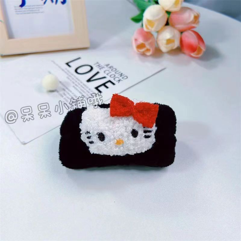 Arco banda de pelo al por mayor de las niñas de color sólido todo partido de maquillaje absorbente de sudor-limpieza lavado de cara correa de muñeca de franela banda de pelo