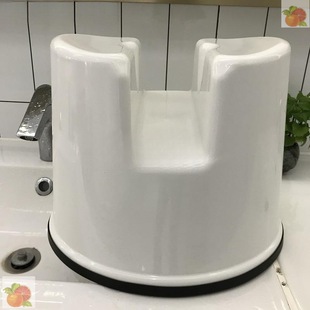 Japanese Style Bath Bathroom Low Stool Concave Plastic Household Creative Thickened Non-slip Bath Chair for Old People