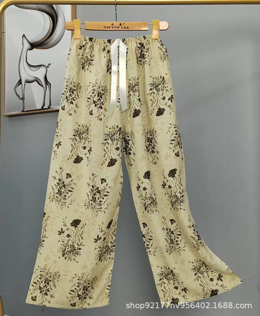 Summer trousers, thin pijama for leisure, Chinese style