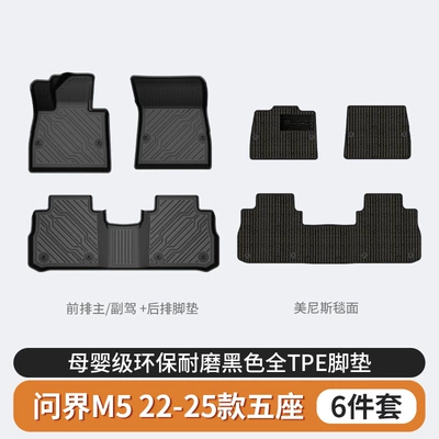 Suitable for Aito M5 M6 Modelə uyğun ayaqaltı - wenjie-m5-tpe-foot-pads-menis