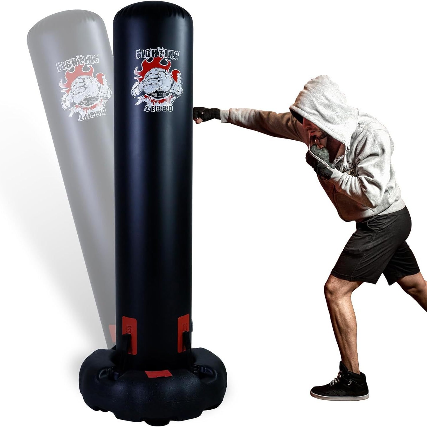 Source Factory Boxing Fighting Inflatable Strike Column Muay Thai Martial Arts Home Training Fighting Boxing Column Boxing Bag