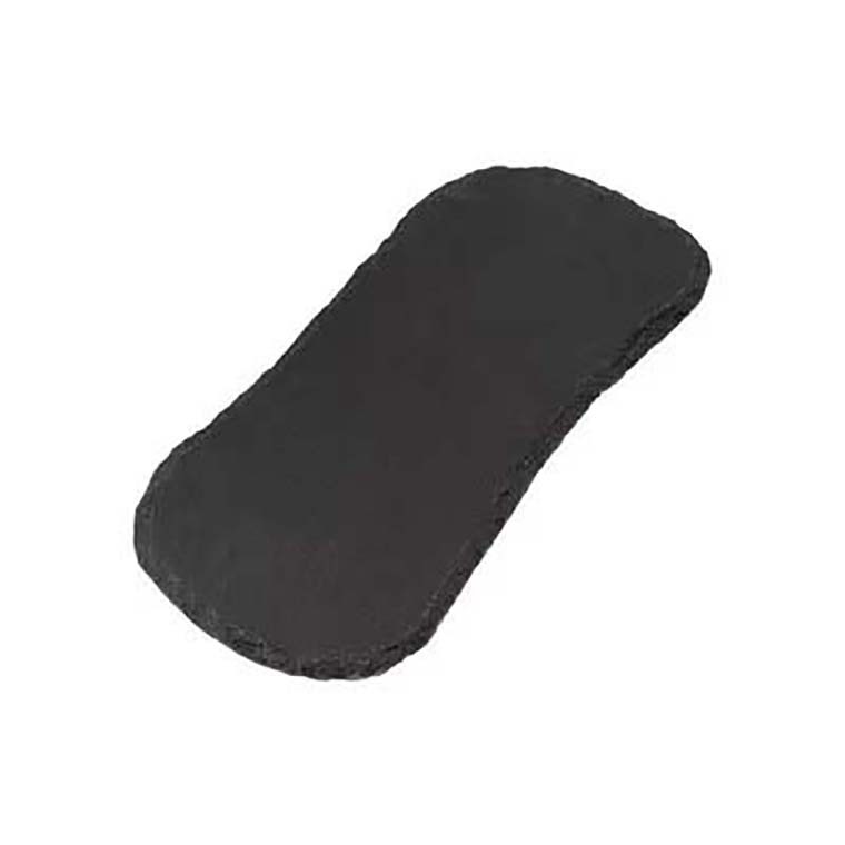 Fábrica al por mayor creativa irregular en forma de ocho pizarra placa grande Hotel Vintage filete placa pizarra mantel individual