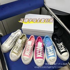 十字架复古做旧帆布鞋女2025春秋百搭休闲脏脏鞋厚底增高系带板鞋