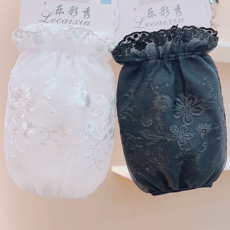 Rose flower 2 pairs (white+black)
