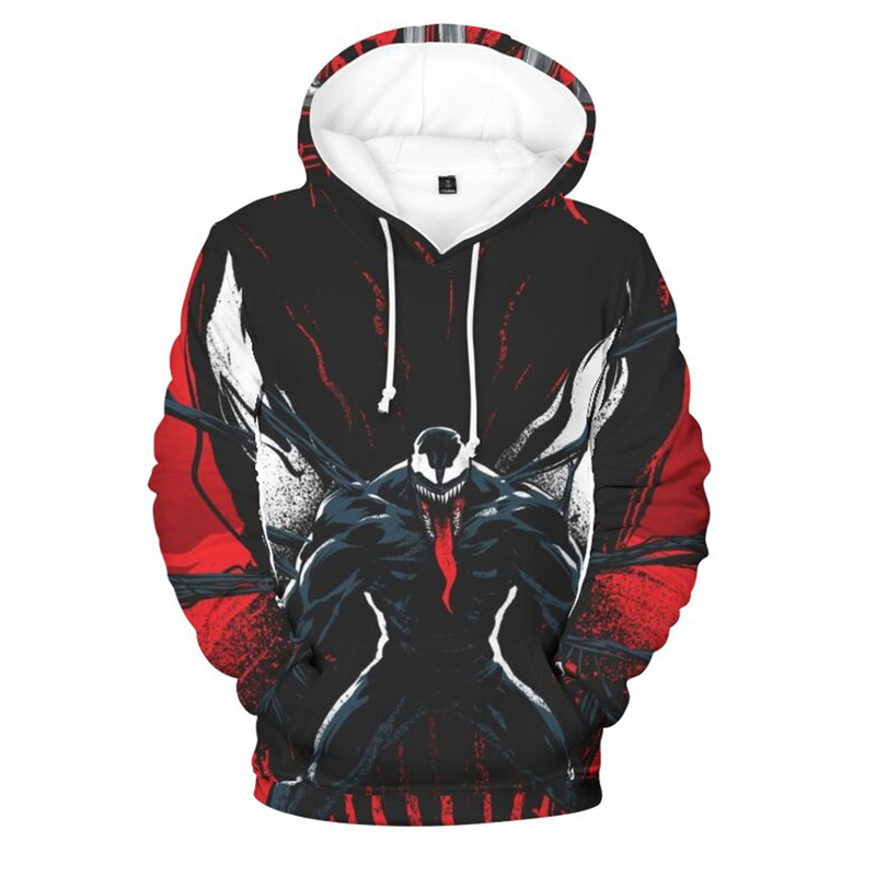 Amazon 3D Full-Color Sweatshirt High Street Casual Men's and Women's Spring & Fall New Digital Printing Peripheral Animation Hoodie