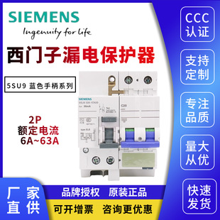 Siemens Leakage protector 2P 5SU9326-1CN06 10 16 20 25 32 40 50 63A