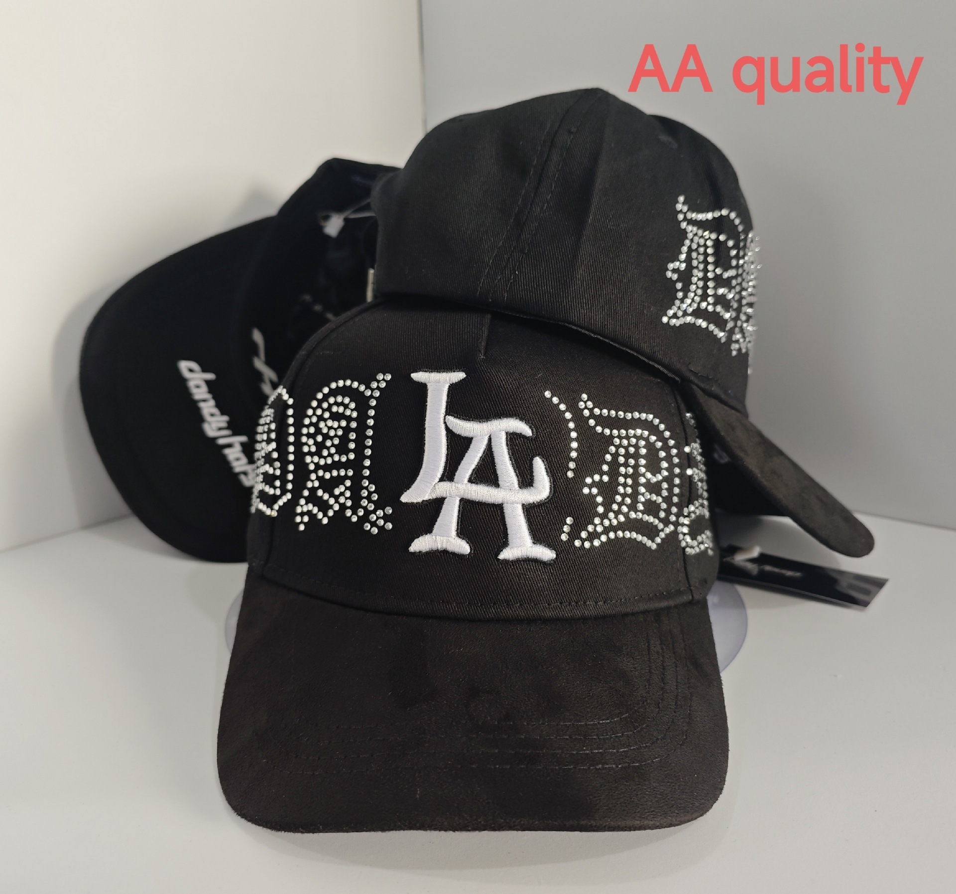 2025 borde doblado transfronterizo ajustable abrasivo doble capa sin chips letras de moda masculinas y femeninas gorra de lengua de pato neutra