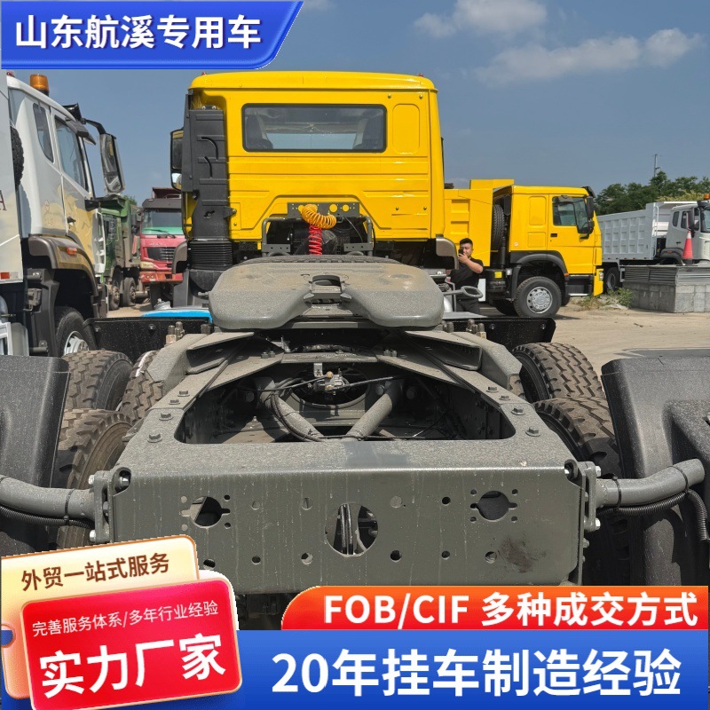 Exported to Africa, Used 6X4 Howo Dump Truck, 371 Horsepower, Front Four-Wheel Drive, Rear Eight-Wheel Drive Dump Transport Vehicle