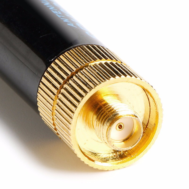 Antena para Walkie-Talkie Baofeng SRH-805S, Antena de Radio Portátil de Doble Banda, Ganancia de 5CM, Antena de Pulgar Ultracorta, Mini Antena