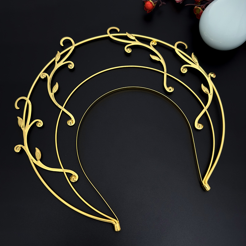 New style cuttlefish Virgin crown DIY antique Hanfu headdress electrophoresis plating fairy Virgin Halo hair accessories