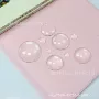 圆形美甲透明宝石冰箱贴