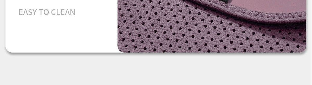 High-grade Nappa leather new single-piece women's seat cushion, purple seat pad, rear car seat cushion, suitable for all seasons