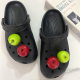 DIY Shoes Flower Hole Shoes Shoe Buckle Cute Creative Three-dimensional Apple Accessories Removable Flower Shoes Cartoon Decoration Accessories