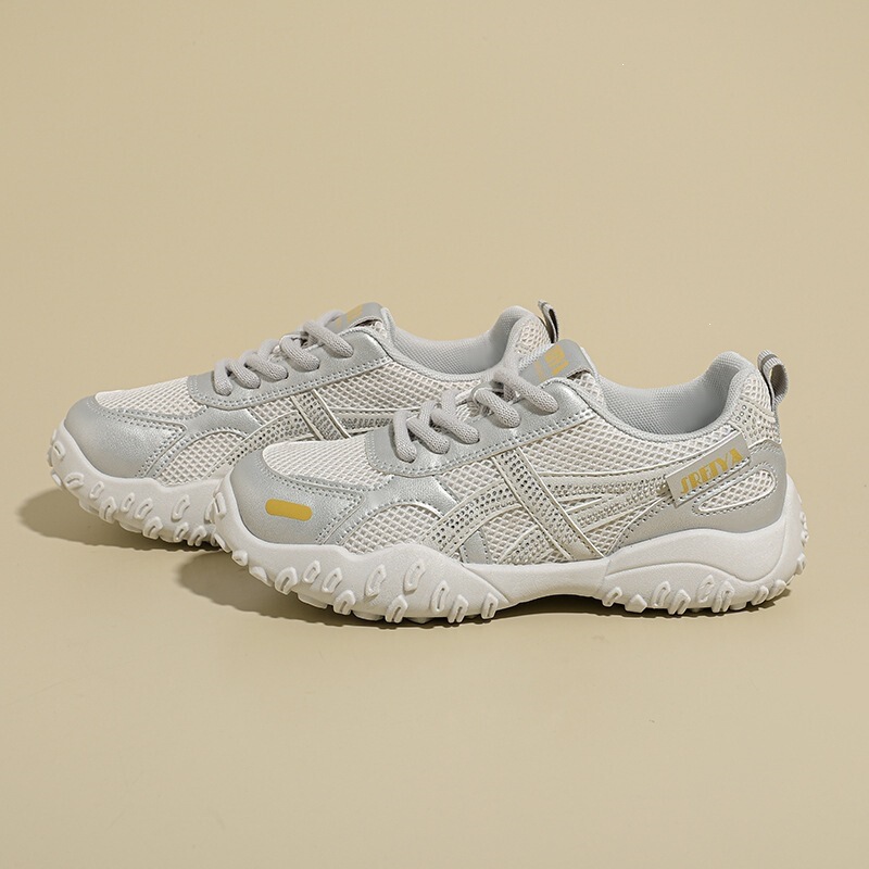 Breathable mesh women's German training shoes, 2026 autumn new model, rhinestone casual dad shoes, soft-soled Forrest Gump sports running shoes Breathable mesh women's German training shoes, 2026 autumn new model, rhinestone casual dad shoes, soft-soled Forrest Gump sports running shoes