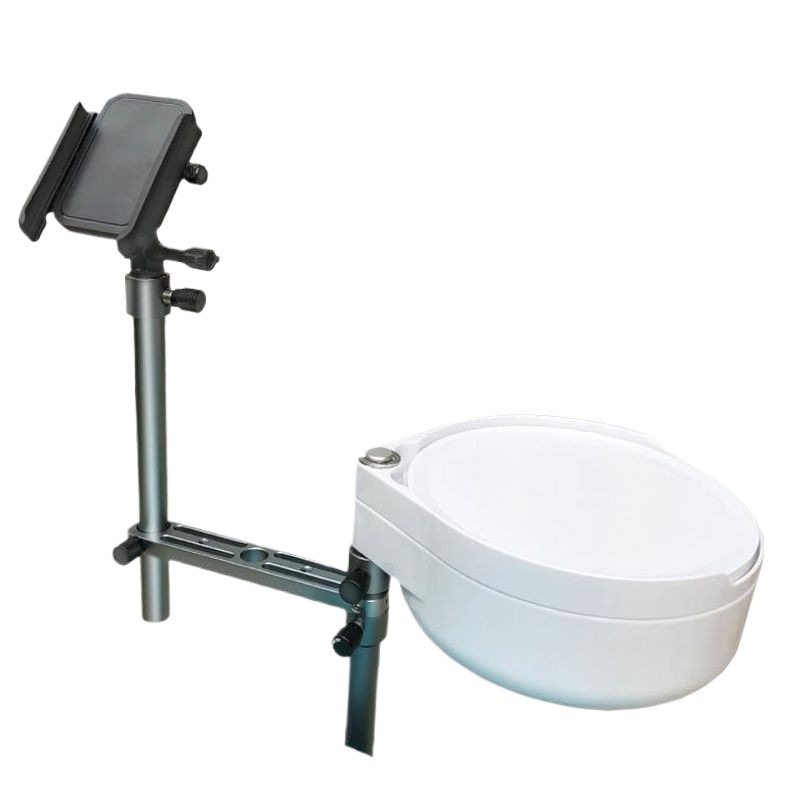 el soporte de extensión de la caja de cebo de la caja de pesca es adecuado para extender el brazo de extensión del marco de la placa de cebo de la silla de pesca de la caja de comida de la placa de cebo de la pieza metálica