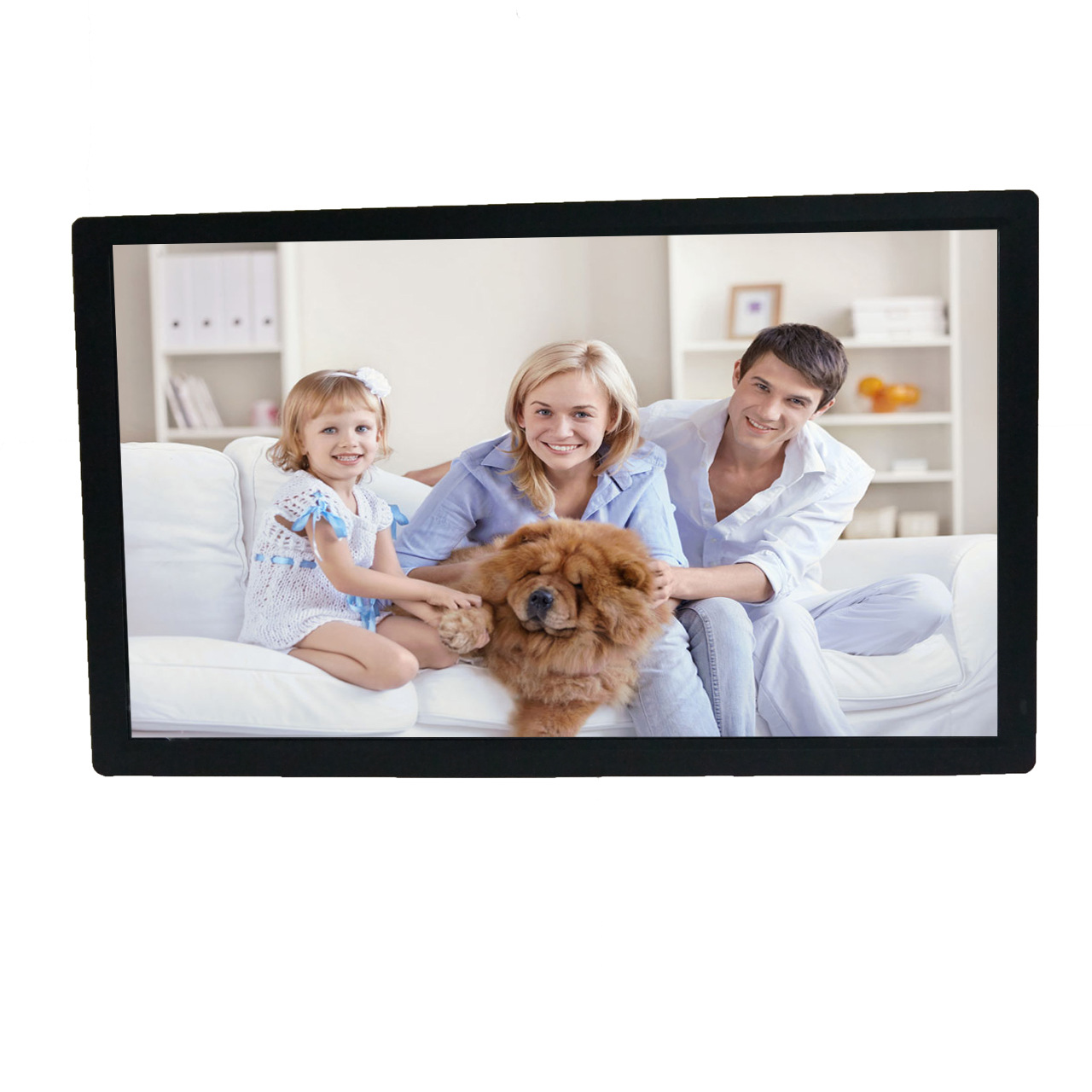 爱微视壁挂26.8寸广告机 热销网络触摸一体机  电梯酒店广告宣传