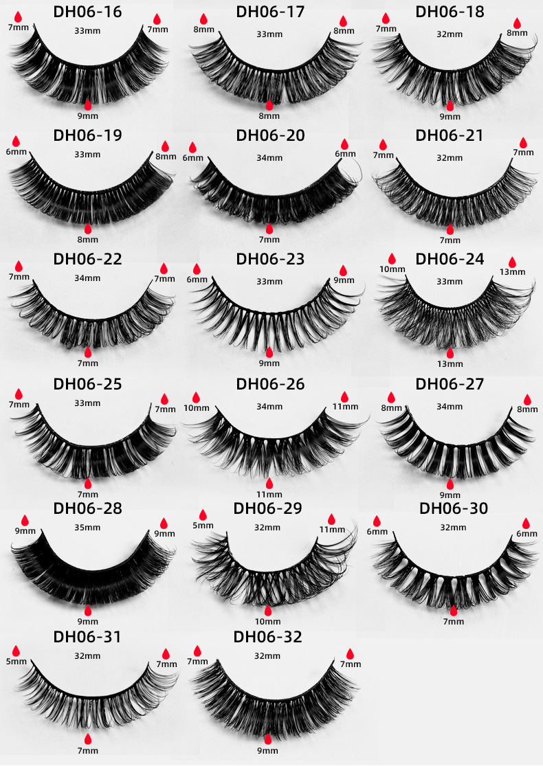 The new product is selling well. There are 20 pairs of large-curved Russian and European and American thick and multi-layered false eyelashes to choose from undefined