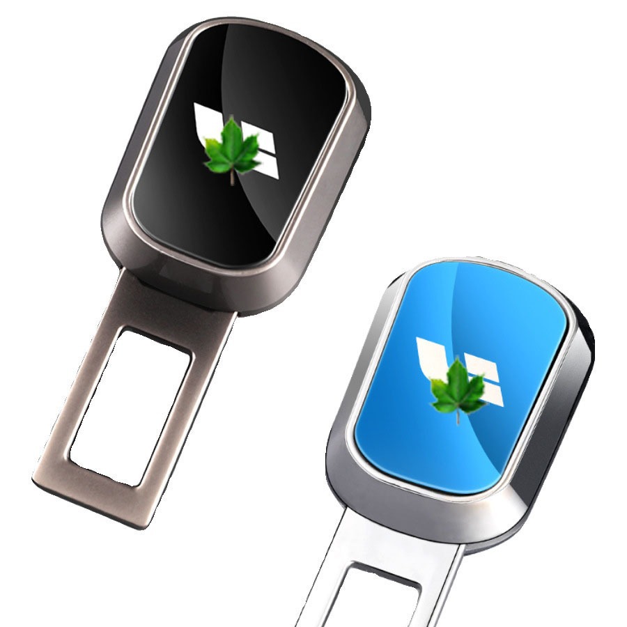 Logotipo del coche láser enchufe de seguridad del coche con bayoneta cinturón de seguridad conector de extensión placa del cinturón de seguridad coche ideal