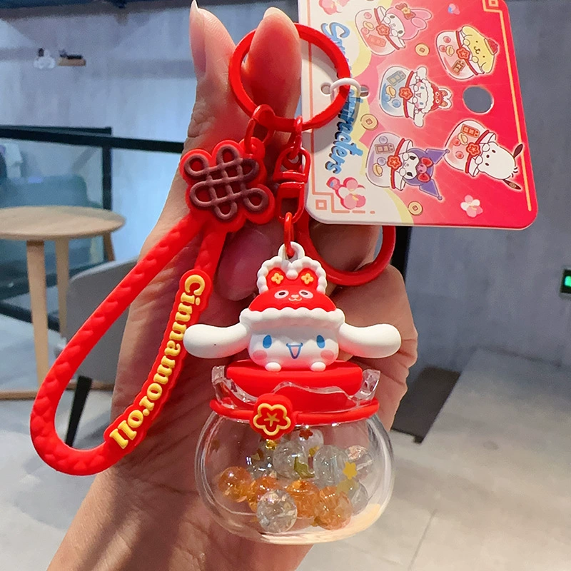 Плюшевый брелок Sanrio Hello Kitty, оригинал, мягкая подвеска 11×7.5 см, коллекционный талисман