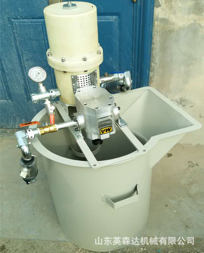 QB152便携式注浆泵+搅拌桶