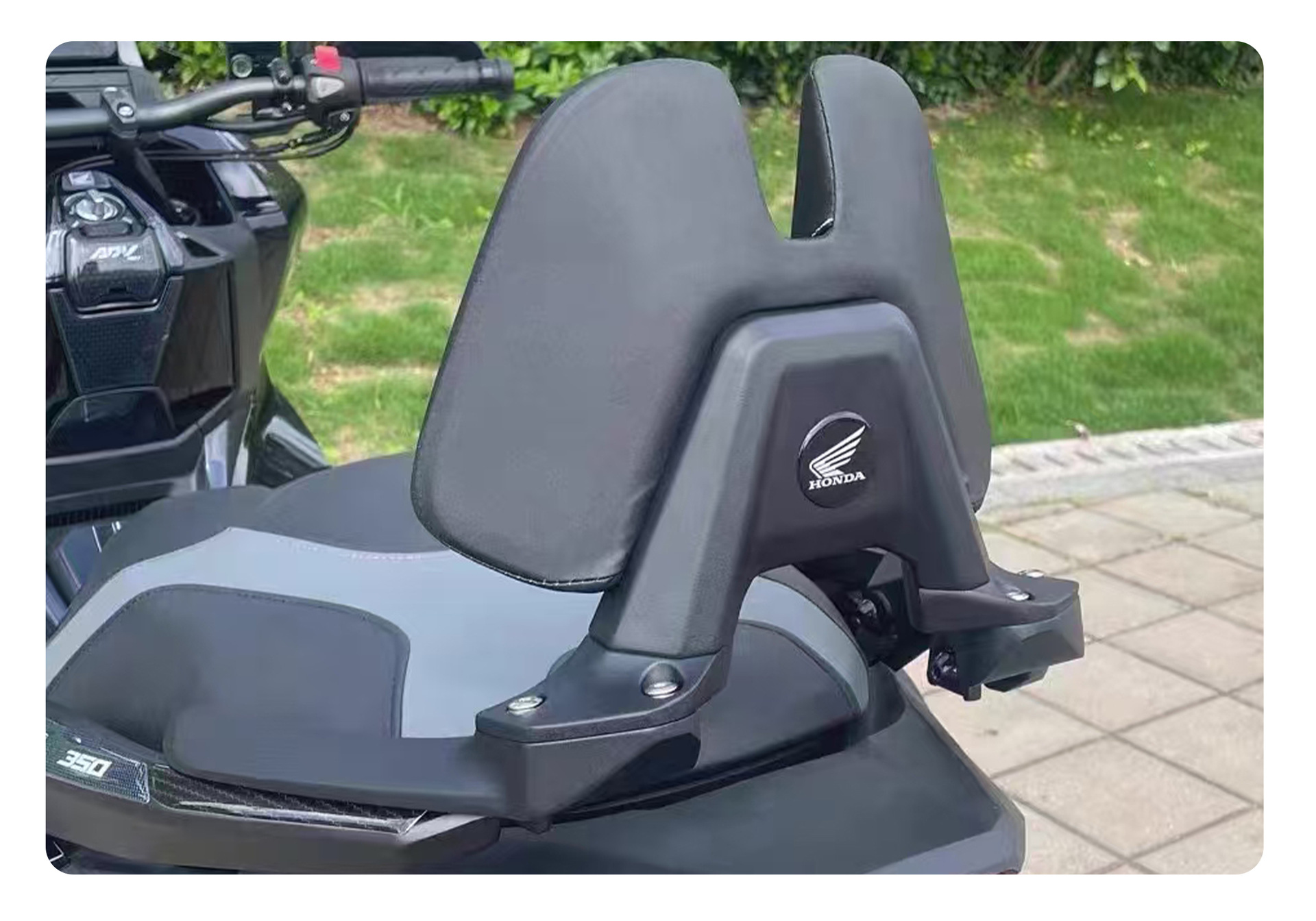 Suitable for Honda Adv350 Modified Aluminum Alloy Rear Backrest Adv Upgraded Backrest Honda Adv350