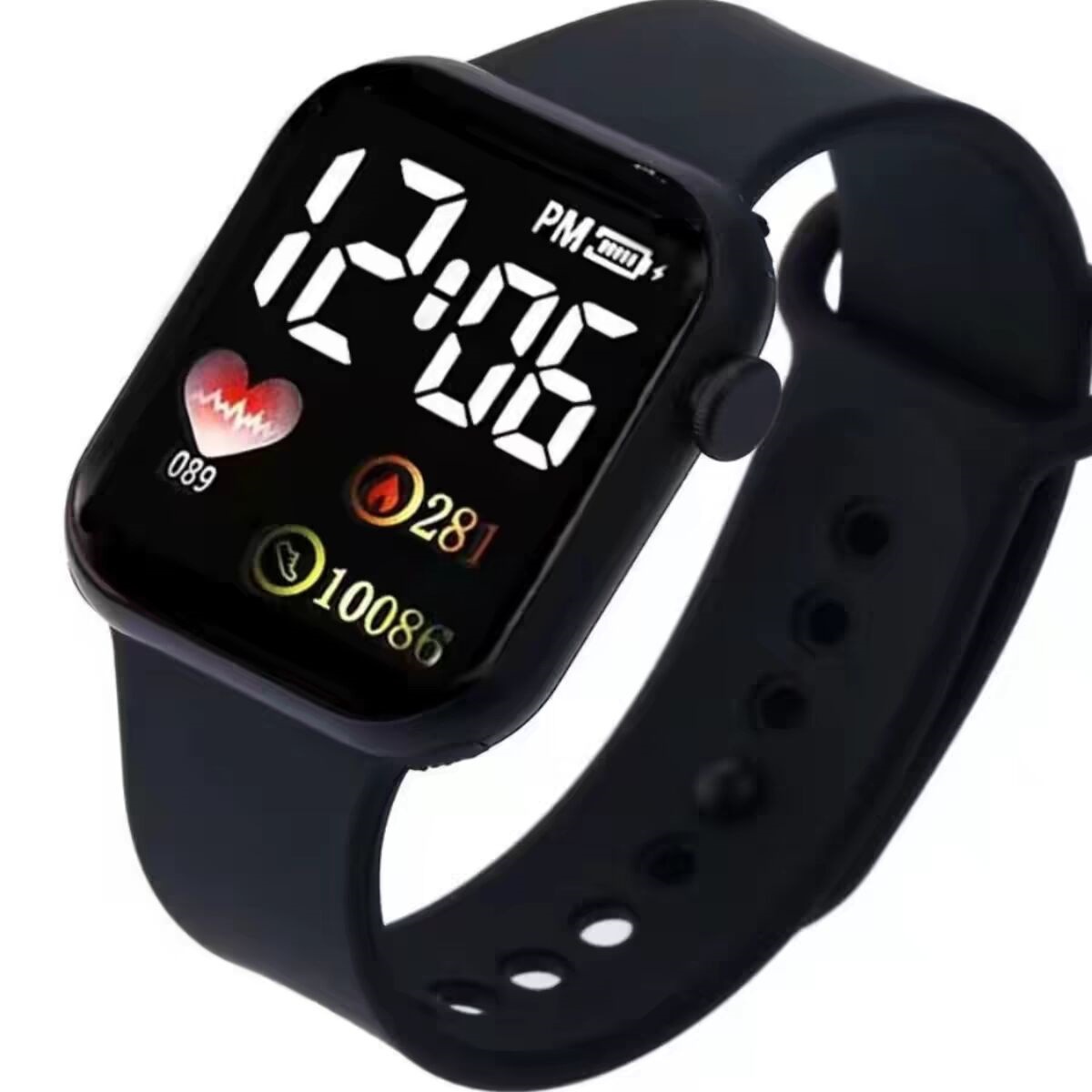 Electronic square waterproof fashionable digital watch for men and…