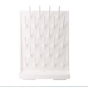 Drip Rack Laboratory Adjustable Single and Double Sides 27 Bar Beaker Rack Draining Laboratory High Density Plastic Tools