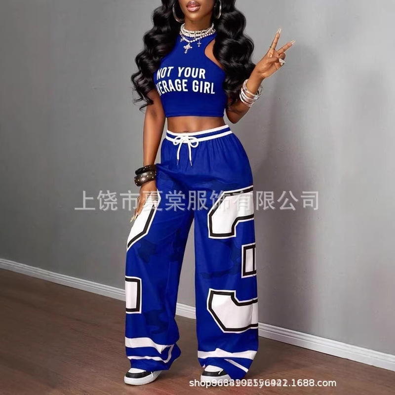 26Shein Temu Cross-Border Supply Digital Print Women's Tube Top Set Top and Pants Hot Girl Hip-Hop Set 26Shein Temu Cross-Border Supply Digital Print Women's Tube Top Set Top and Pants Hot Girl Hip-Hop Set