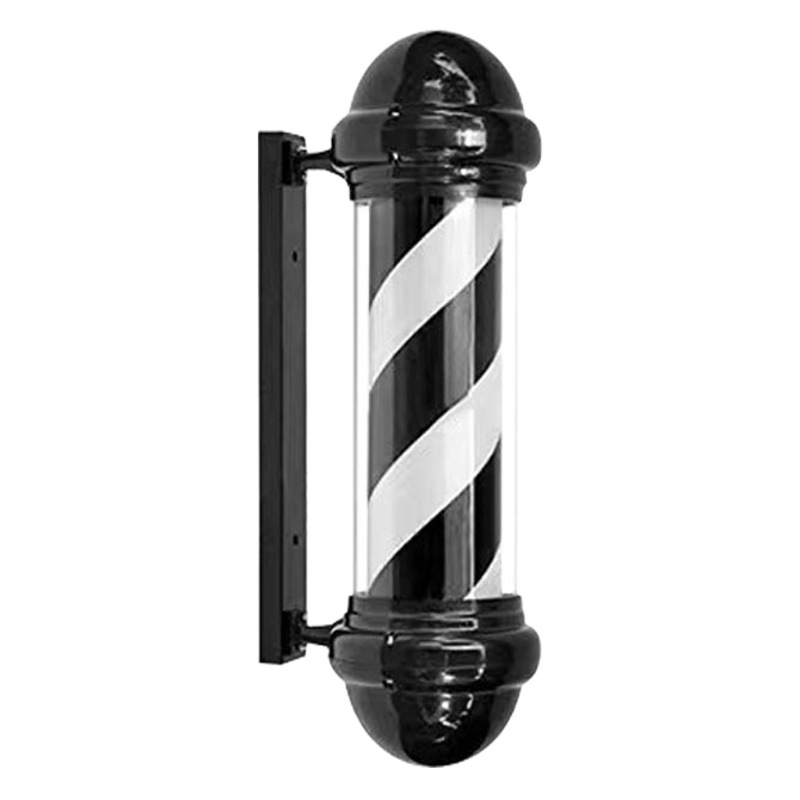 Letrero giratorio LED para barbería, exterior impermeable