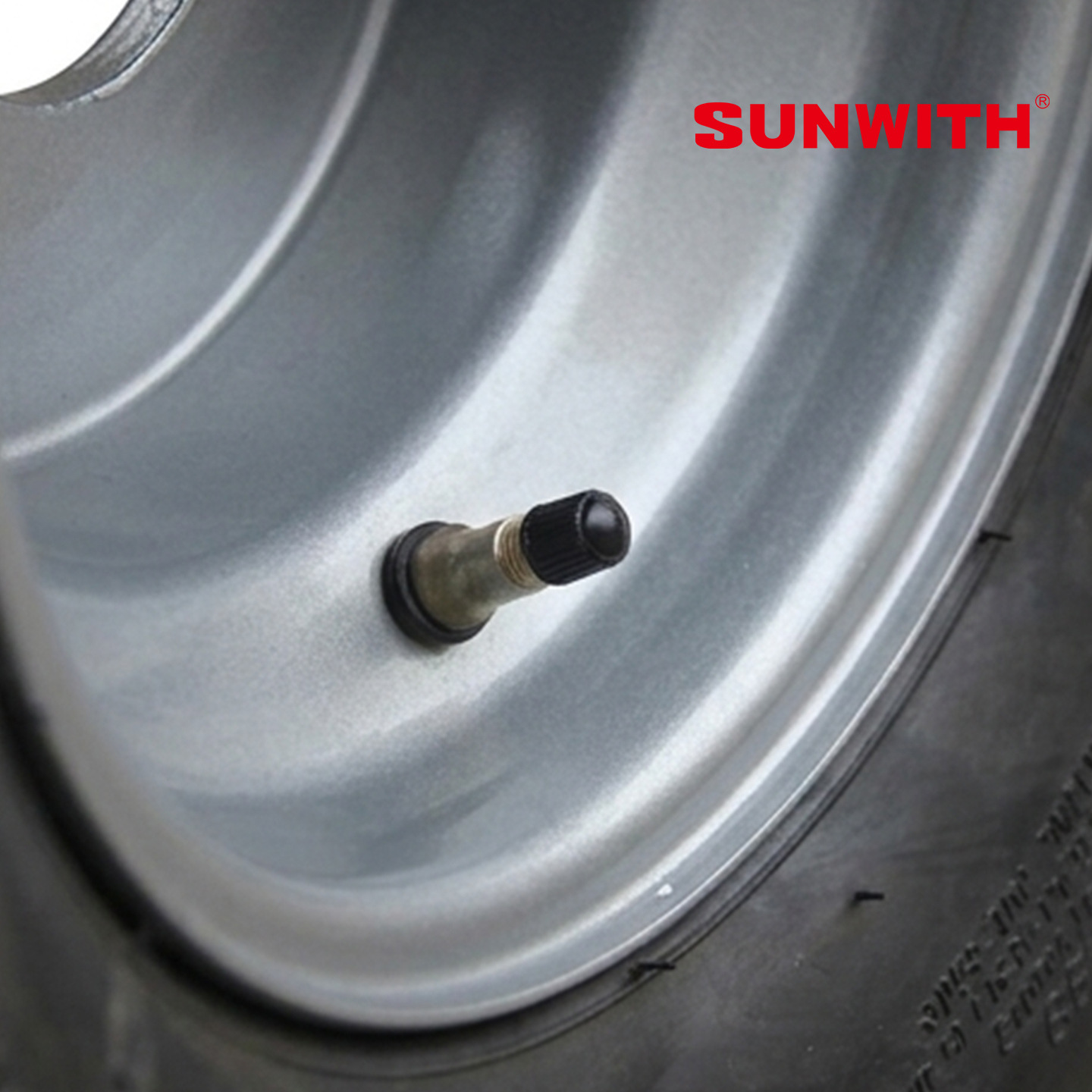 Car trailer rubber vacuum tire, trailer tire, lawn cart trailer hub tire assembly