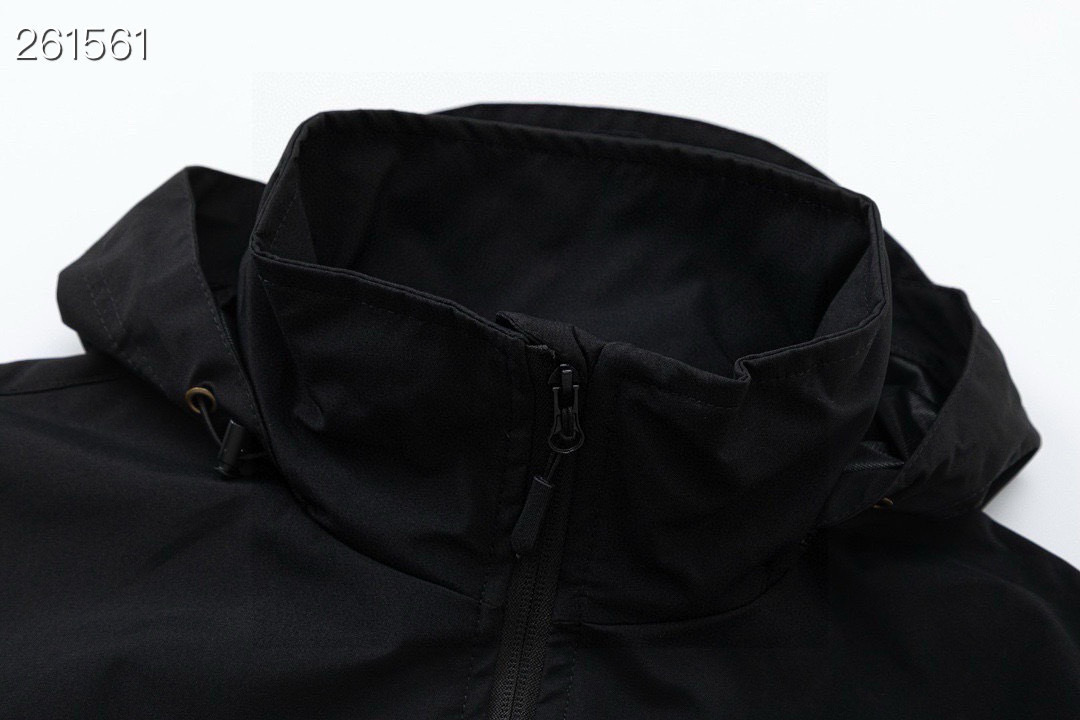 Unisex Outdoorjacke Mit Ärmelabzeichen Und Kapuze_voghion.com