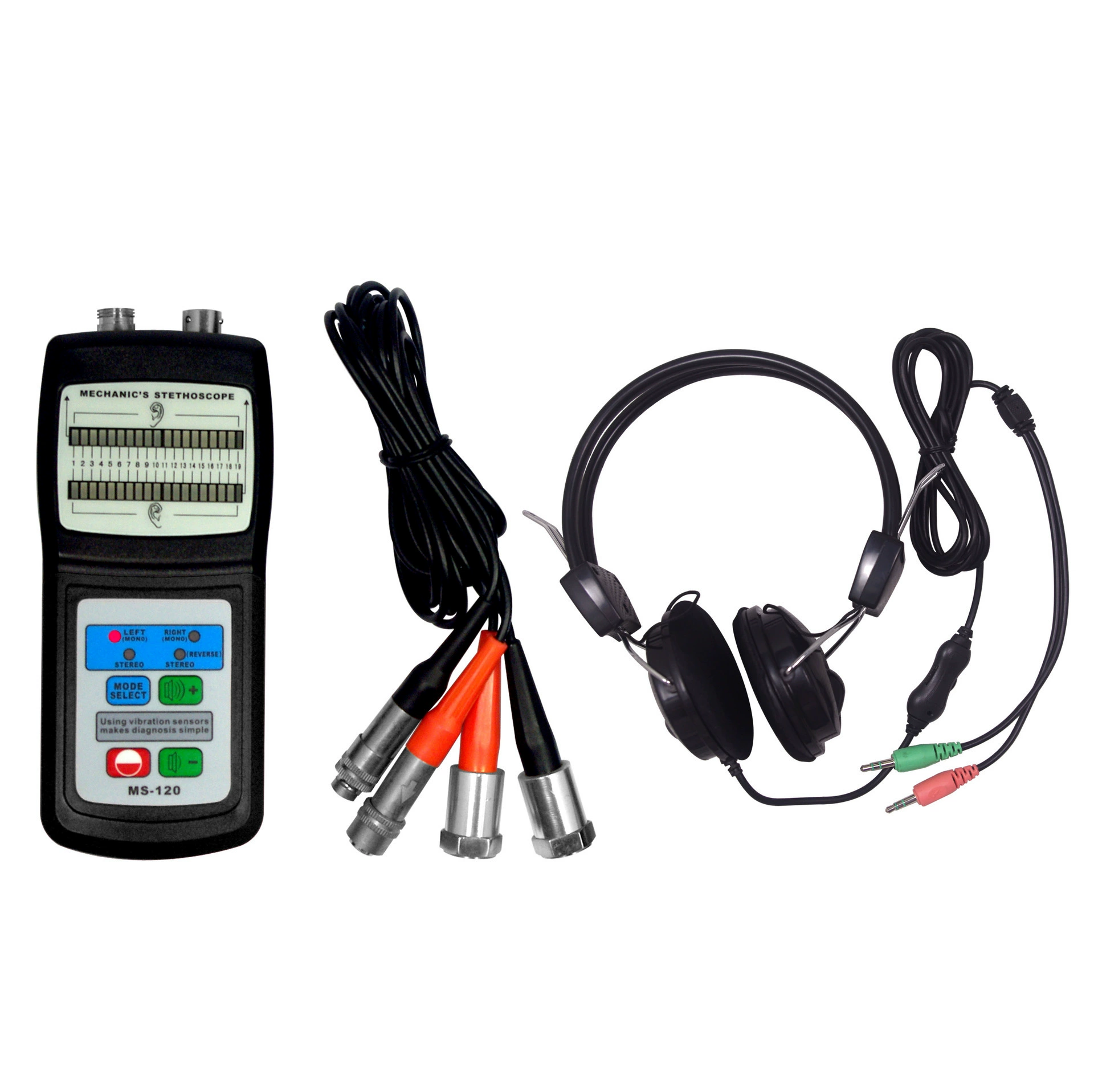 Гуанчжоу Лантай специализируется на механическом обнаружении и диагностике неисправностей стетоскопом MS-120.