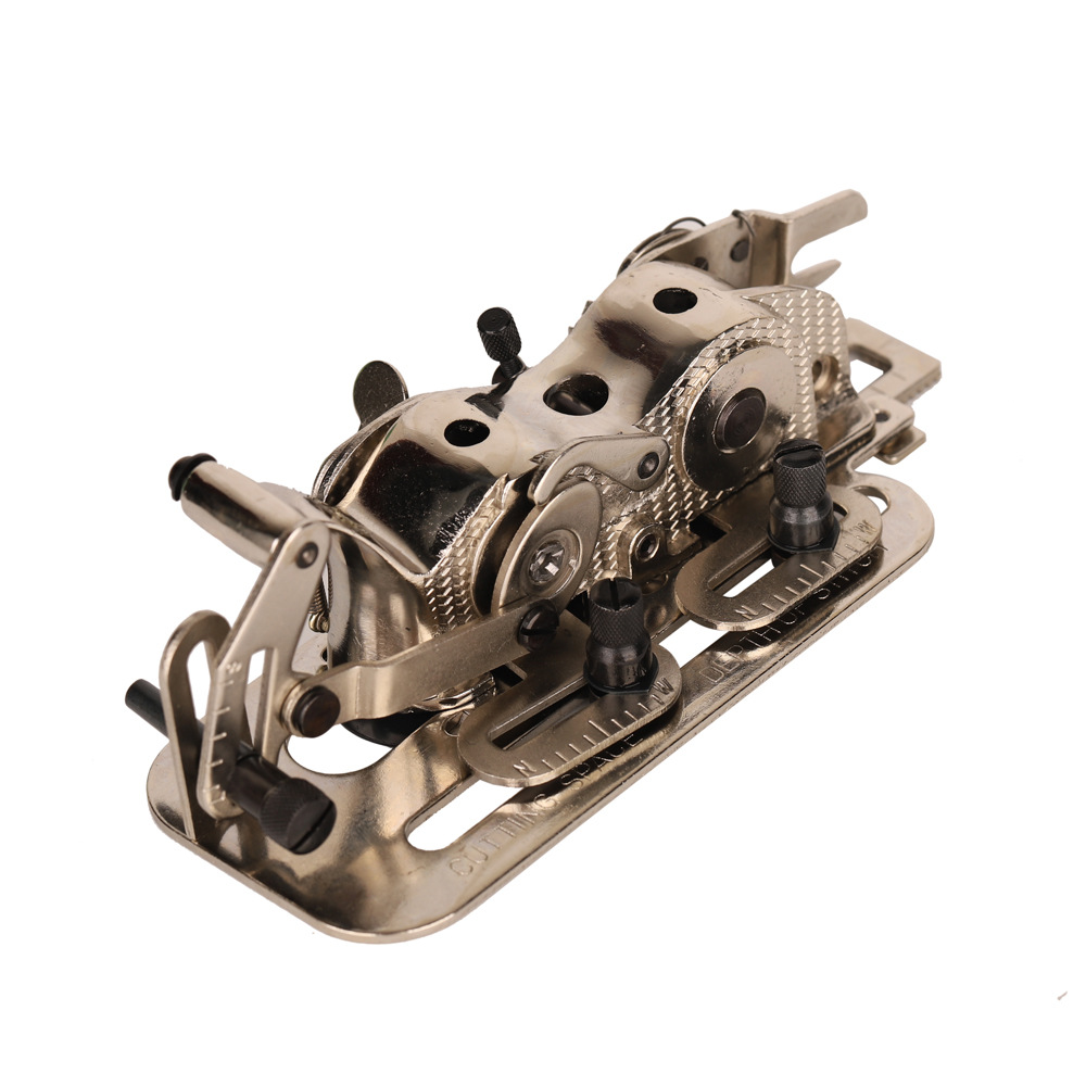 Corona marca plana de coser máquina del hogar del coche automático botón de bloqueo Dispositivo de agujero Botón de máquina de coser ojo