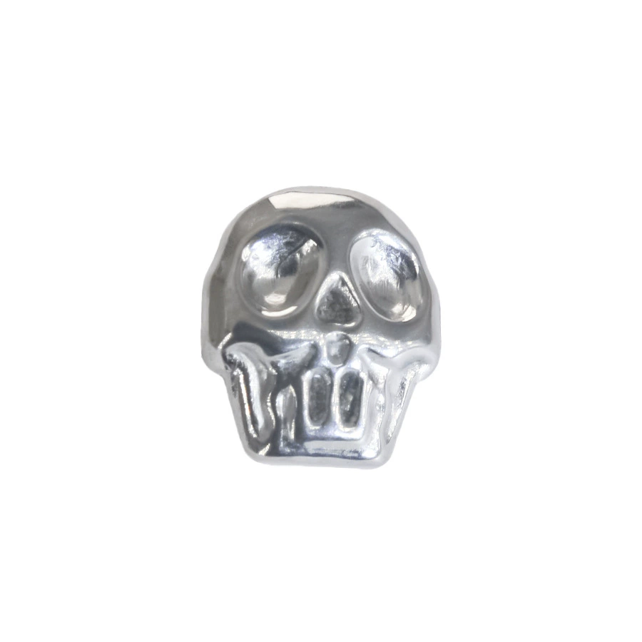 Metal small lip piercing heart-shaped