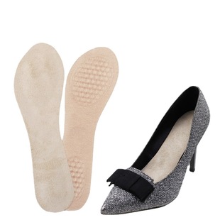 gel honeycomb seven-point insole women's high-heeled shoes insole cushioning anti-drop heel anti-slip anti-wear foot flannel