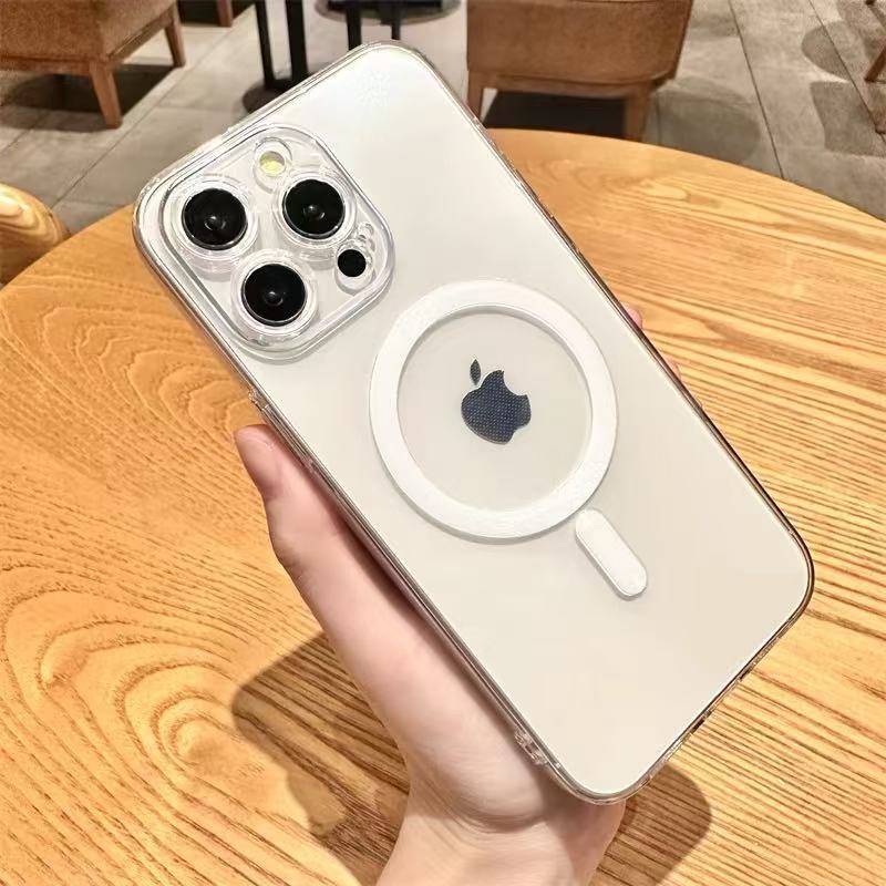 Apple iPhone 17 Pro Max uyumlu manyetik kılıf, 17 HD şeffaf, iPhone 16 Plus tam kaplı, 15 koruma kapağı