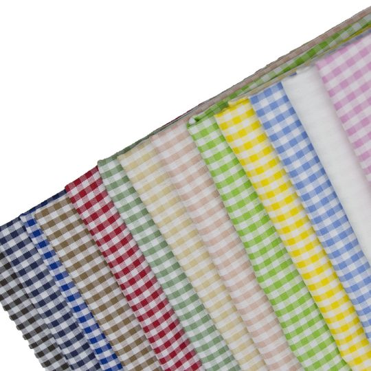Factory in stock Polyester Plaid Soft Chaoyang Plaid Fabric Size Plaid Shirt Cloth