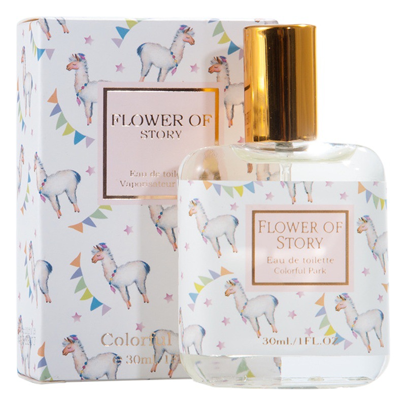 Flower Story Girl Student Women's Perfume Light Fragrance Fresh 30ml Live Broadcast Hot Item in Stock Fragrance Cherry Blossom