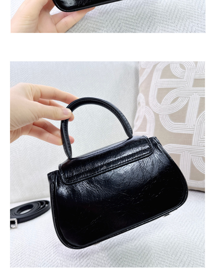 2024 Nieuwe Koreaanse niche-ontwerp hoofdlaag oliewas koeienhuid draagbare crossbody tas, schouder crossbody, eenvoudig en casual_voghion.com