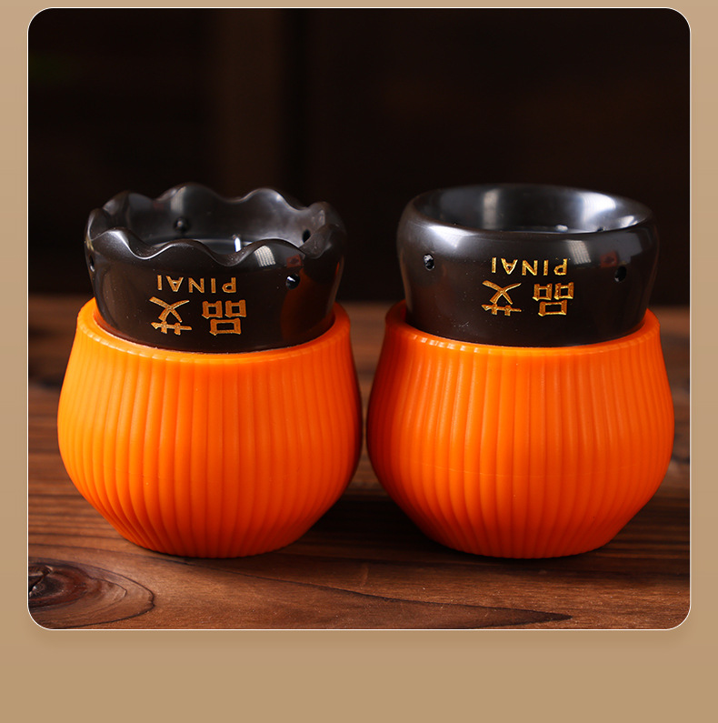 Bian Stone Moxa Fire Dragon Jar Home Warming Massage Cup Gua Sha Tool Set of 2 preparation