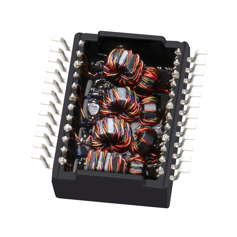 SM51589L прямые продажи SMD чип сетевой трансформатор импульс 100 Гбит гигабитный импульсный сетевой трансформатор