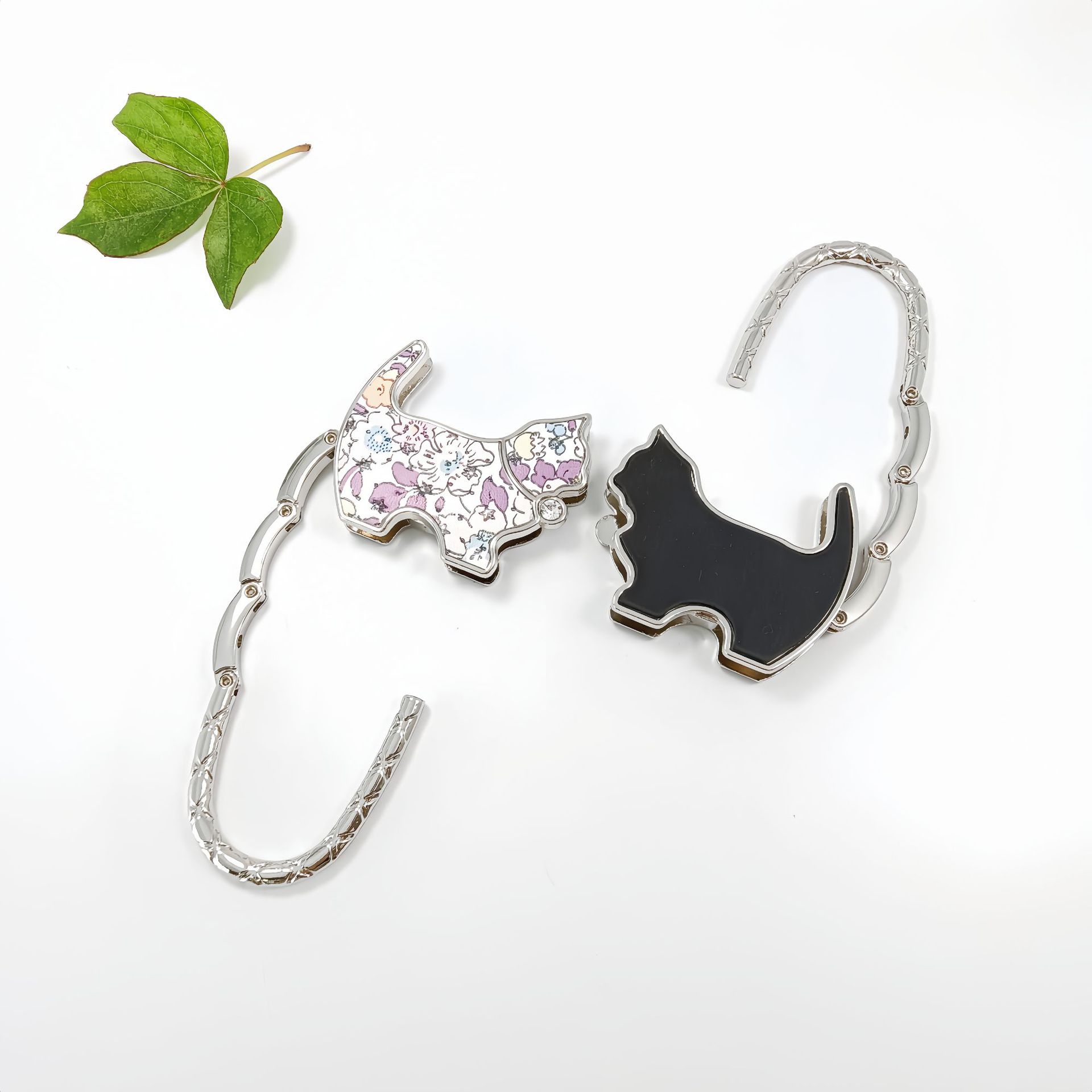 Fat Cat Bag Hook Portable Handbag Hanger For Table Accessories_voghion.com