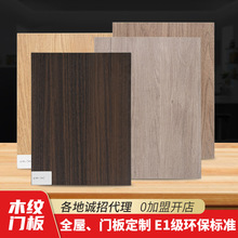 厂家木纹板橱柜衣柜门板定做 双饰面门板pet门板全屋橱柜衣柜定制