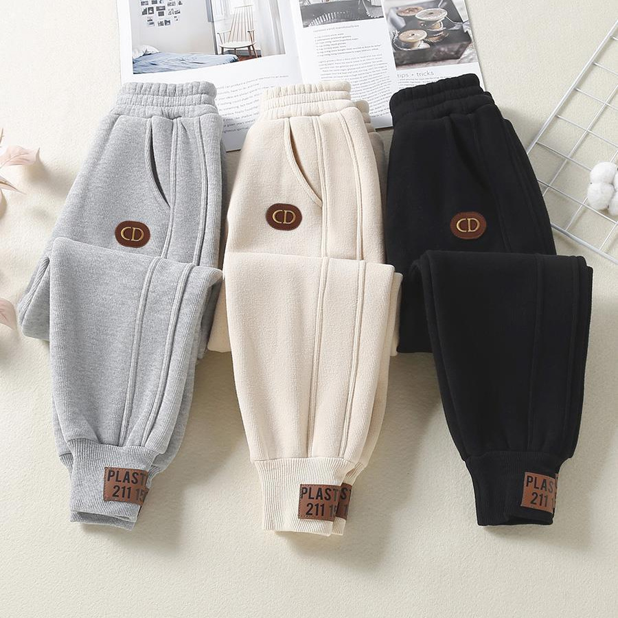 Demi-season children's sports winter warm trousers for men and women…