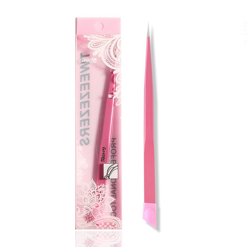 Red silicone tweezers