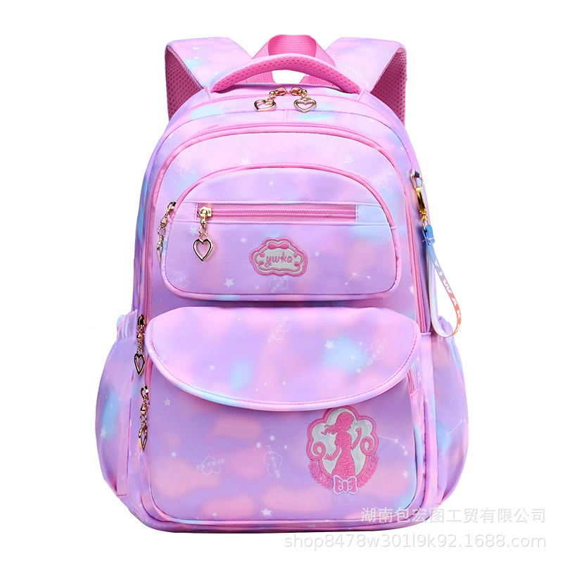 School bag for elementary school students, waterproof bag, cute backpack for princess, gradient, 6-12 years