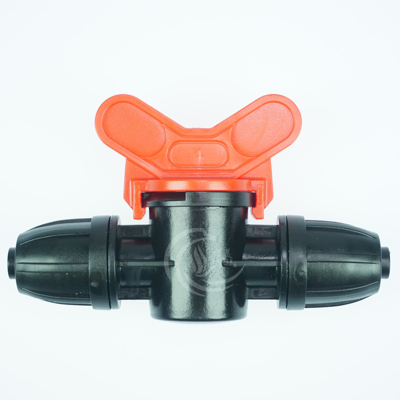 8/12 bloqueo capilar a través de la válvula de mango rojo 811 accesorios 9/12 interruptor capilar a prueba de caída para riego de jardinería